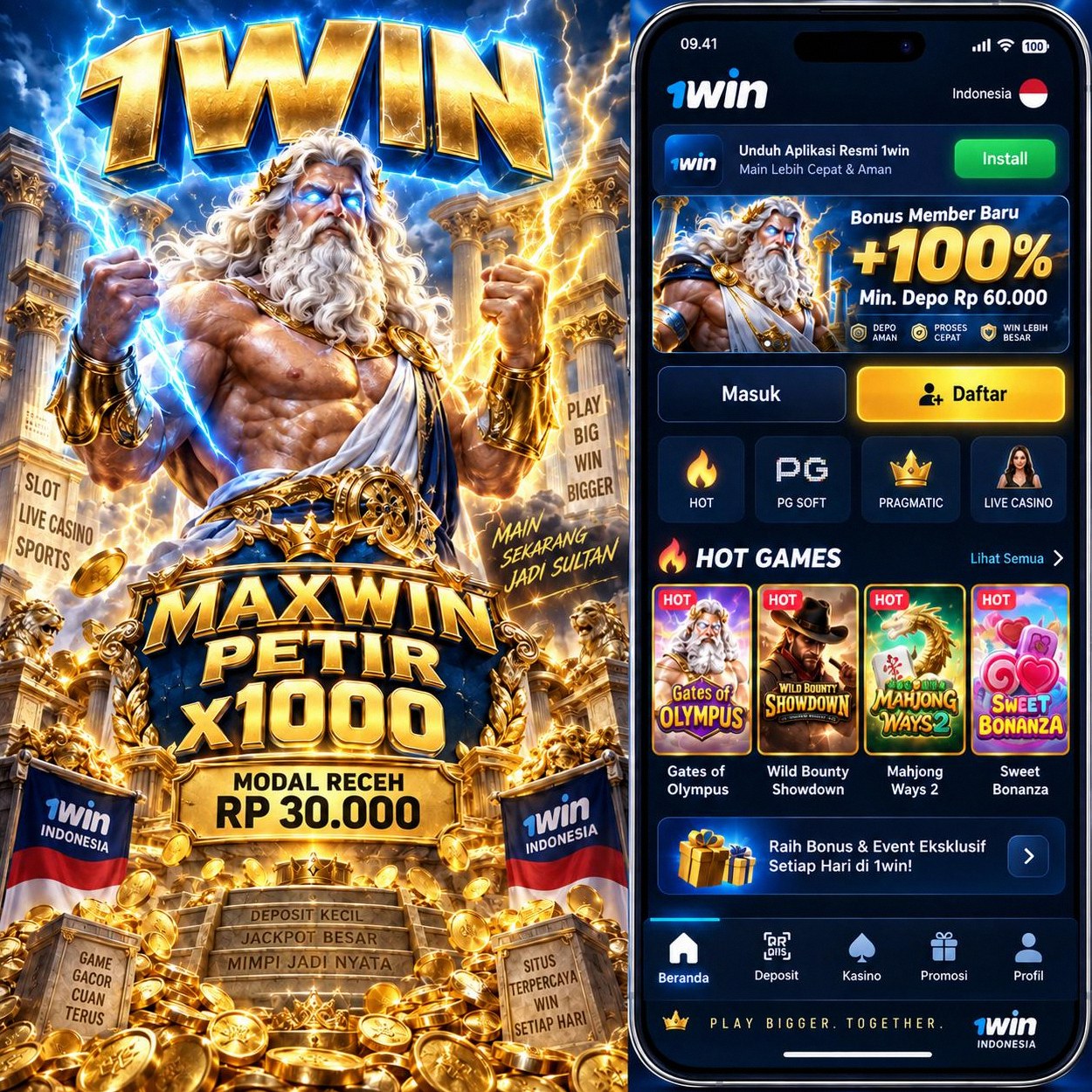 1WIN - 1win Situs Slot Online Resmi dengan Akses Daftar dan Login