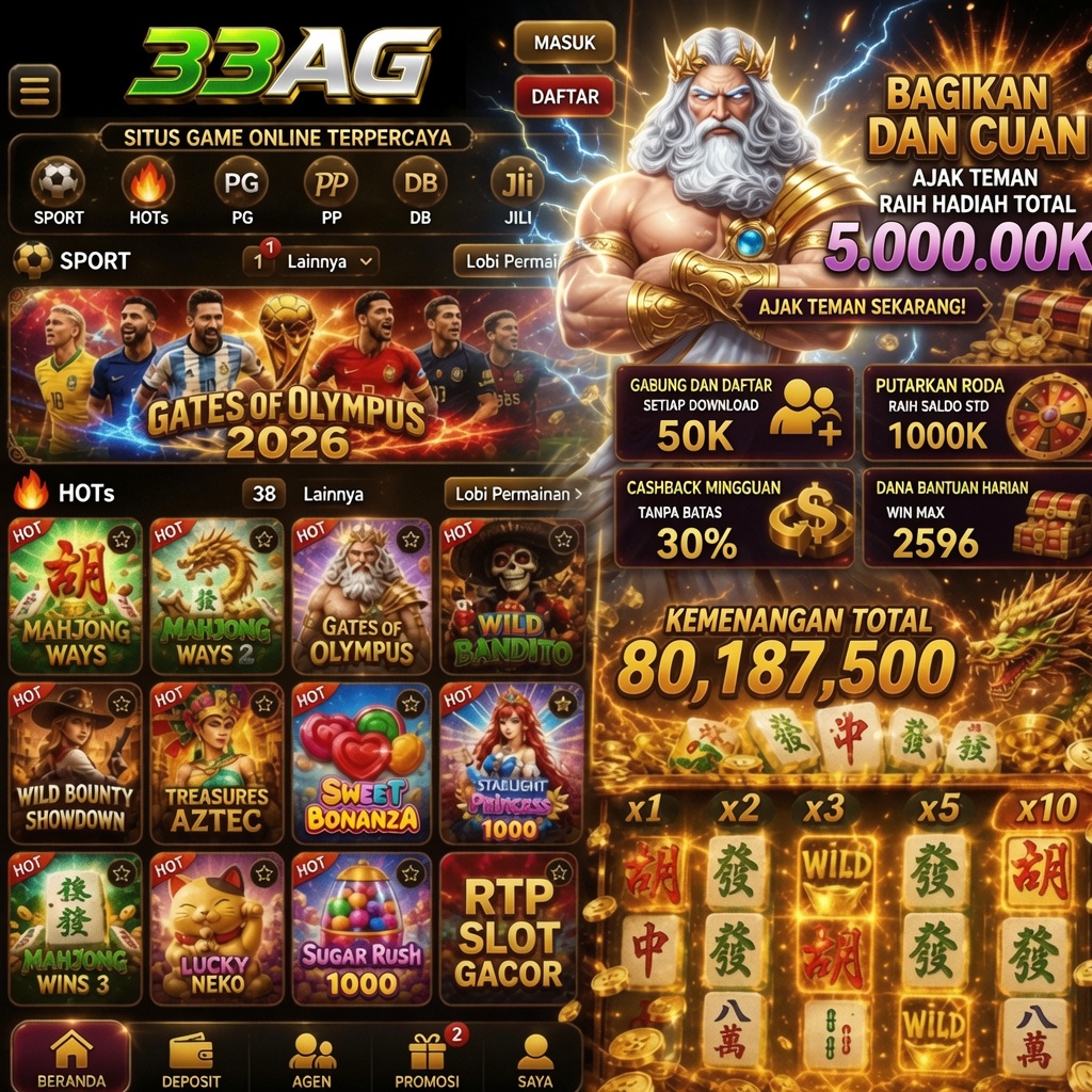 33AG - 33ag Jelajahi Dunia Slot Online Penuh Kejutan dan Keseruan