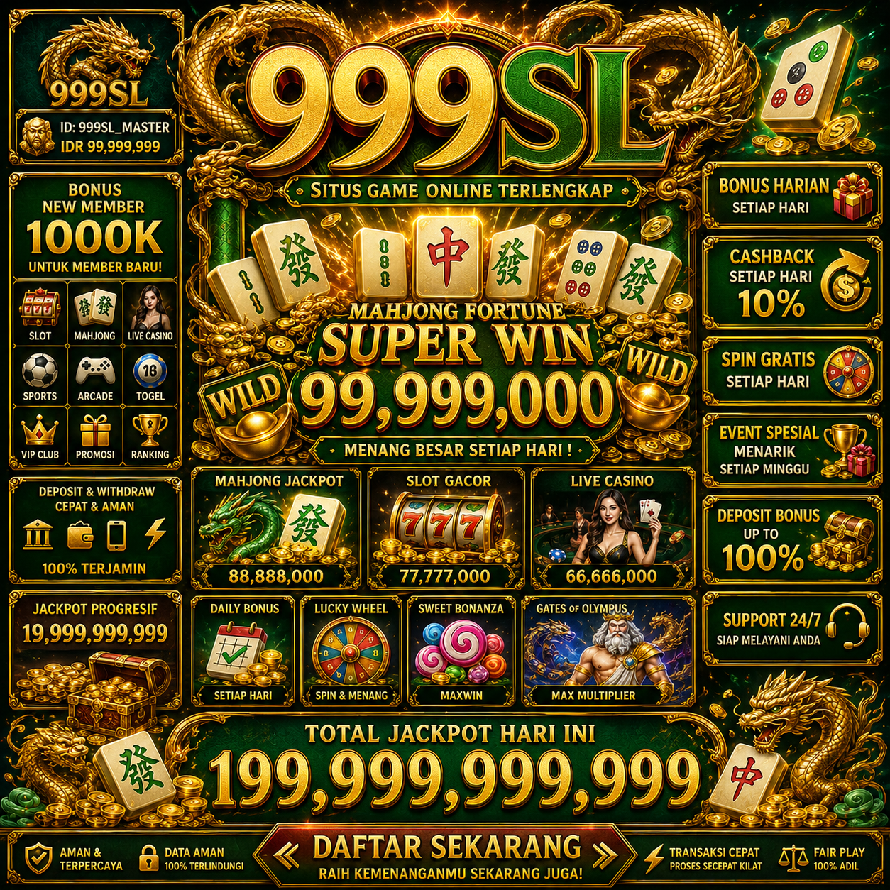 999SL - 999sl Link Alternatif Game Kasino dan Slot Online